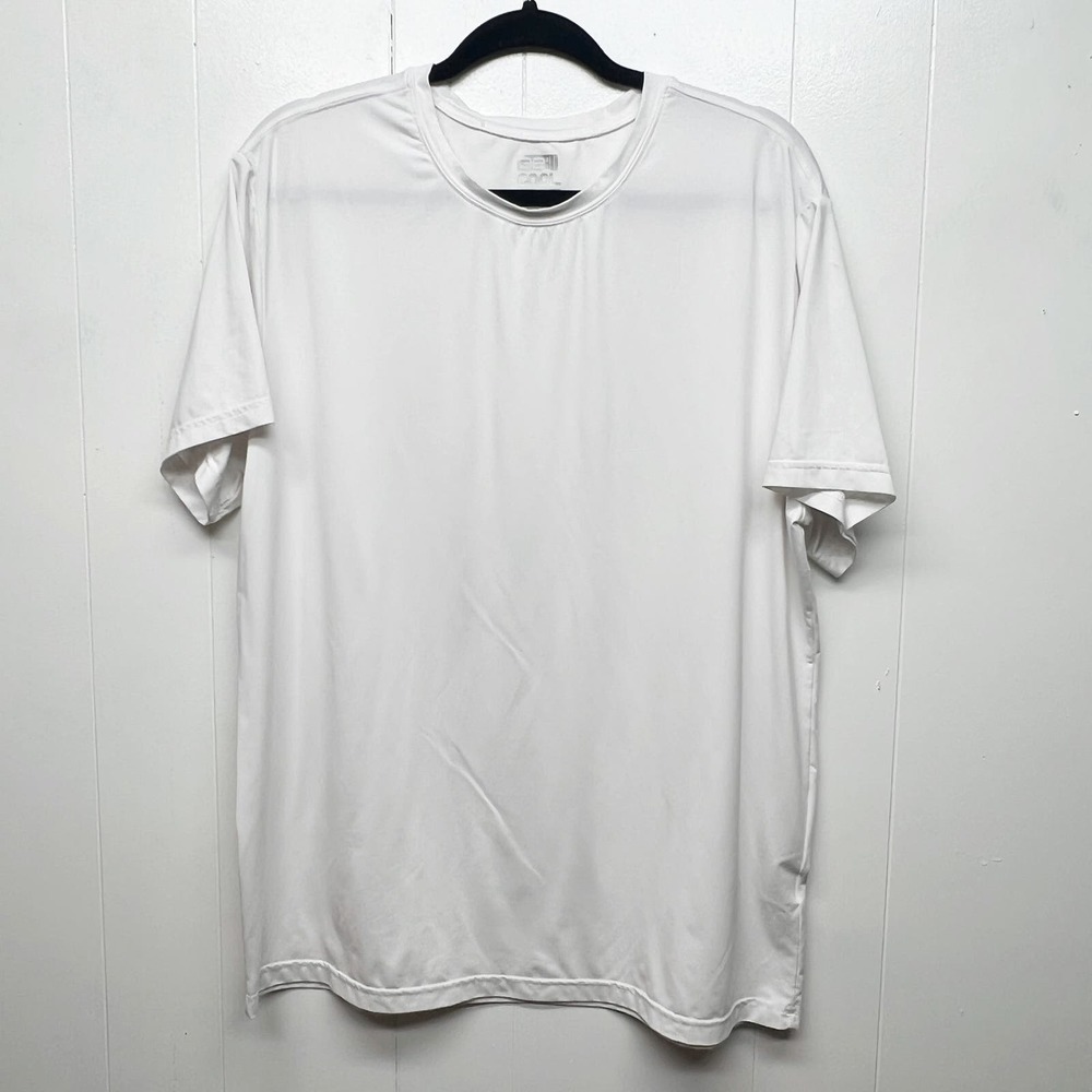 32 Degrees Cool Men's White Activewear T-Shirt Size XL